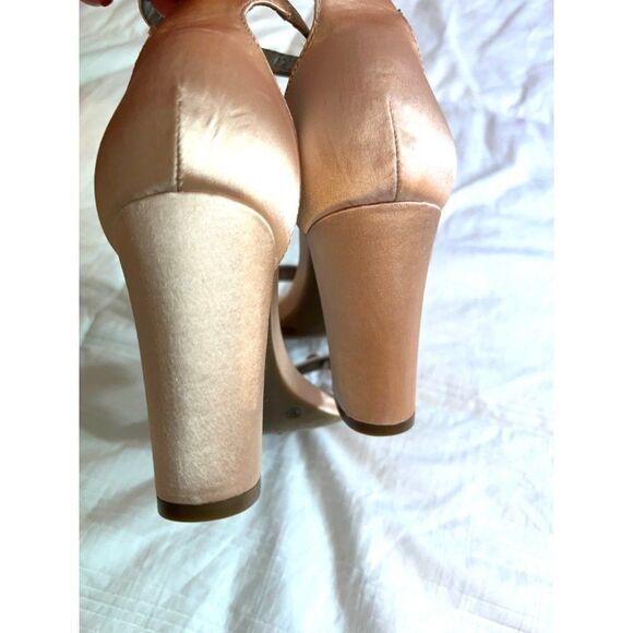 Worthington Dusty Rose Size 7 Heels with Faux Pearls NWOT - Picture 11 of 12
